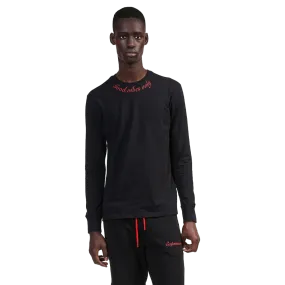 Fabrice Tardieu Good Vibe Long-Sleeve Black/Red Men FT-GVLS