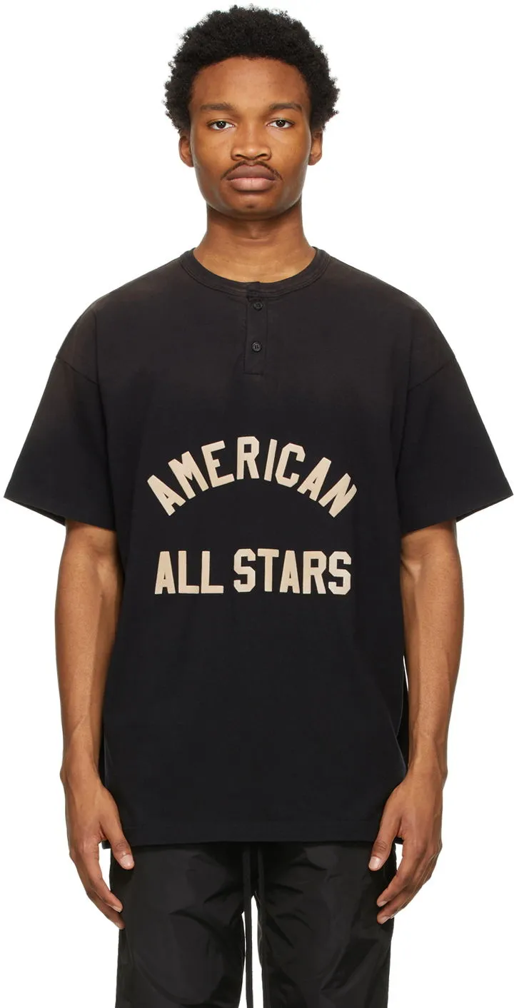 Fear of God All Stars Short Sleeve Henley T-Shirt