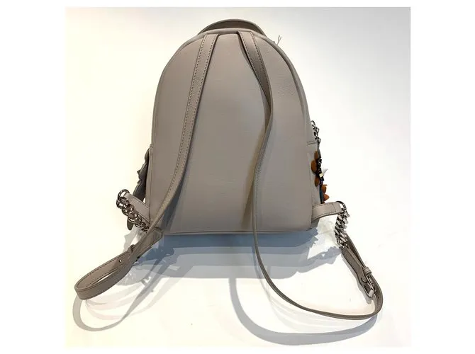 Fendi Mochilas Gris 