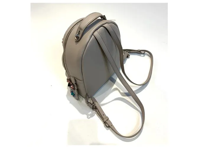 Fendi Mochilas Gris 