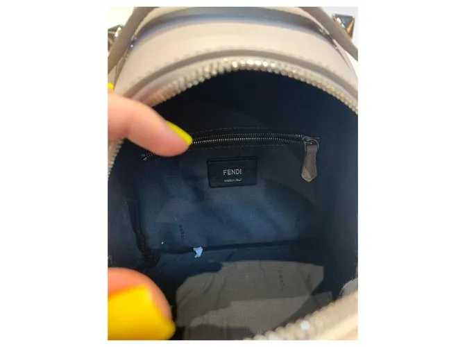 Fendi Mochilas Gris 