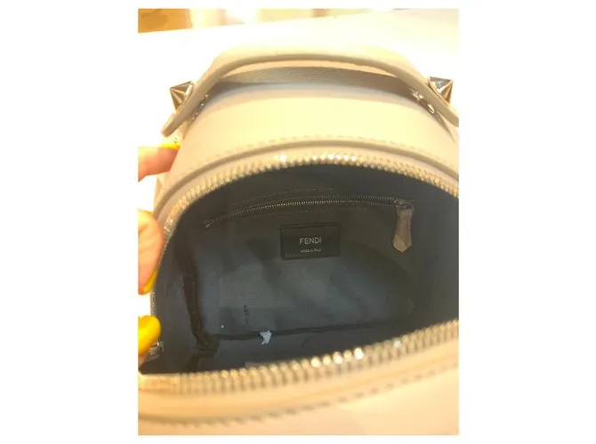 Fendi Mochilas Gris 