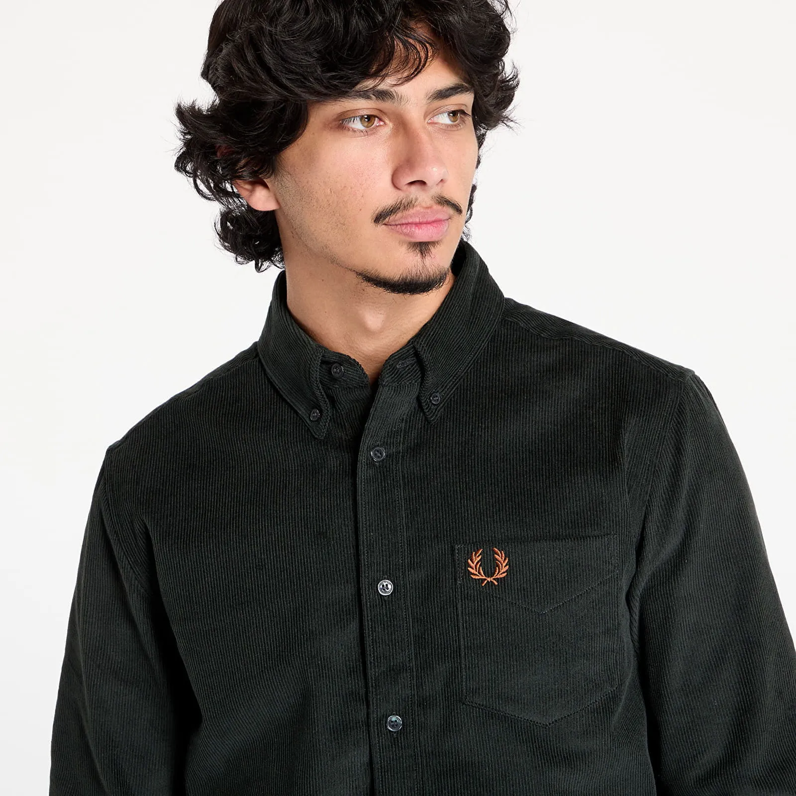 Fred Perry Corduroy Shirt Long Sleeve