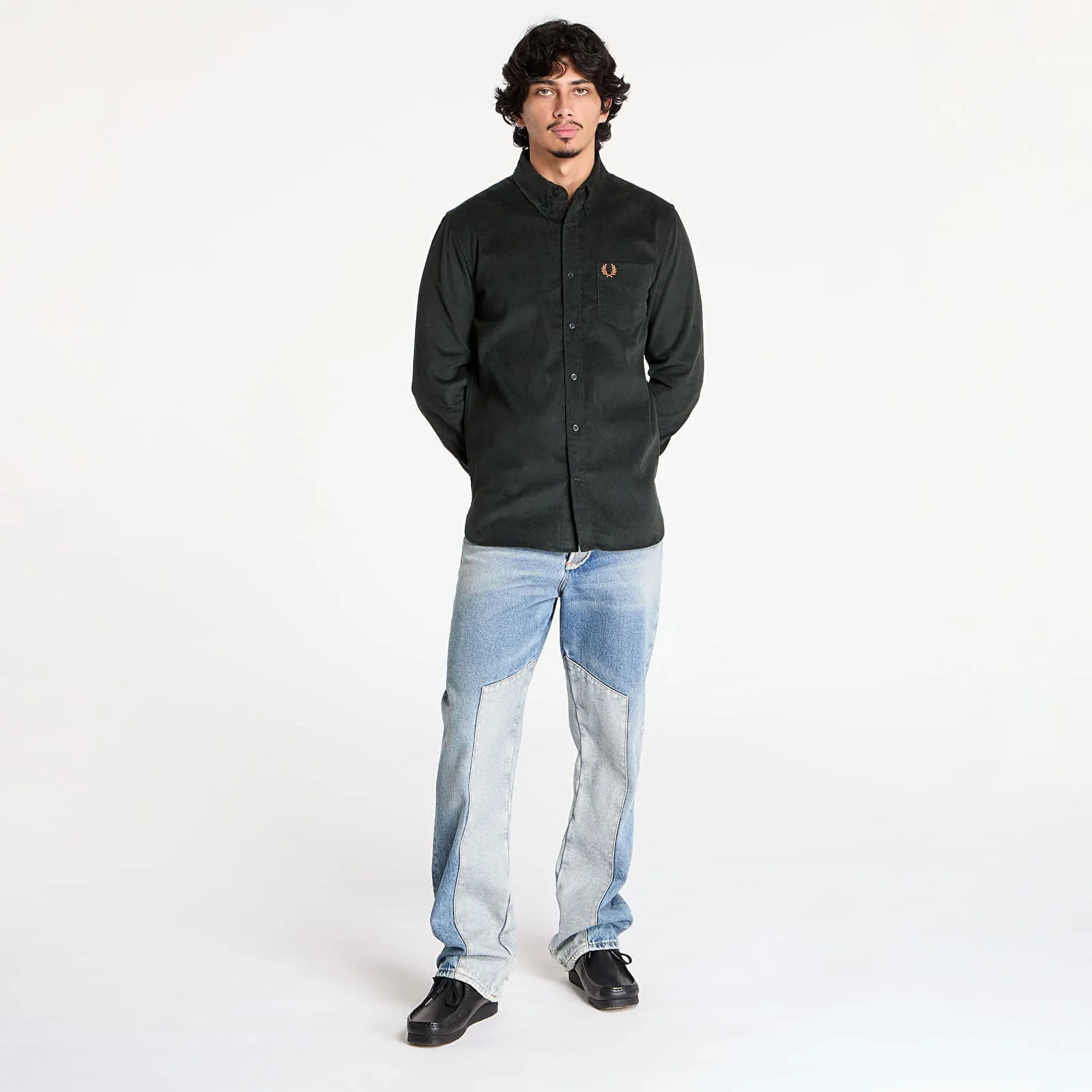 Fred Perry Corduroy Shirt Long Sleeve