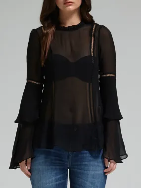 Georgette Layer Sleeve Top