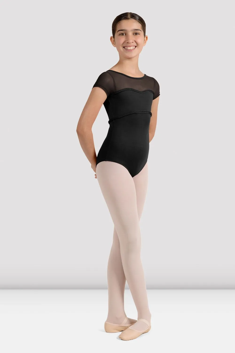 Girls Mirella Miami Cap Sleeve Leotard