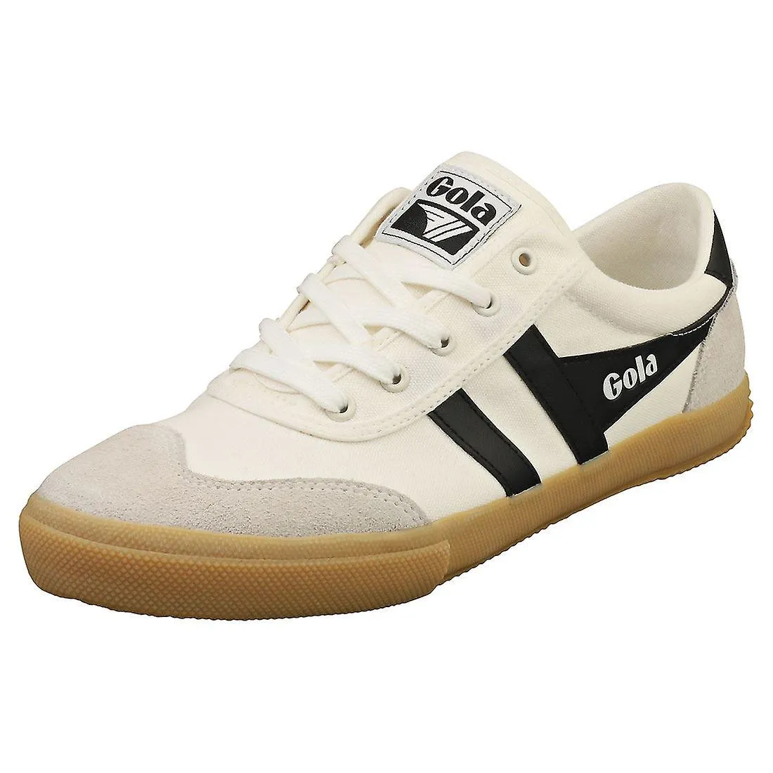 Gola Badminton Zapatillas Casual Hombre en Blanco Roto Negro