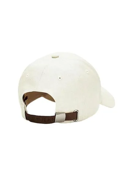 gorra tommy jeans heritage crudo para hombre