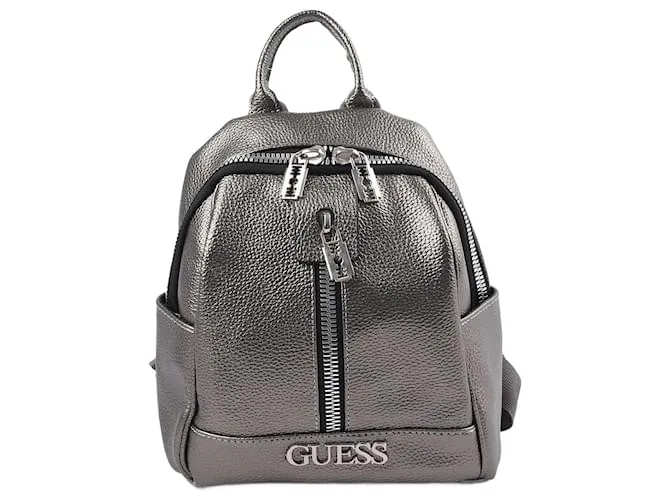 GUESS Mochilas T.  cuero Plata 