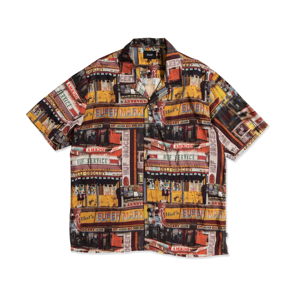 huf camisa corner store resort