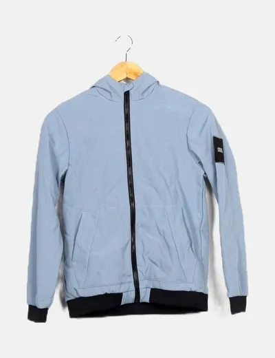 Jack & Jones Chaqueta azul capucha