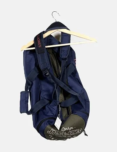 Jack & Jones Mochila deportiva bicolor