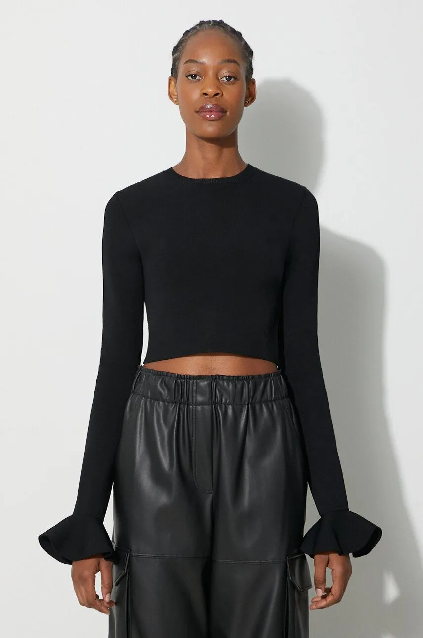 JW Anderson Long Sleeve Crop Top