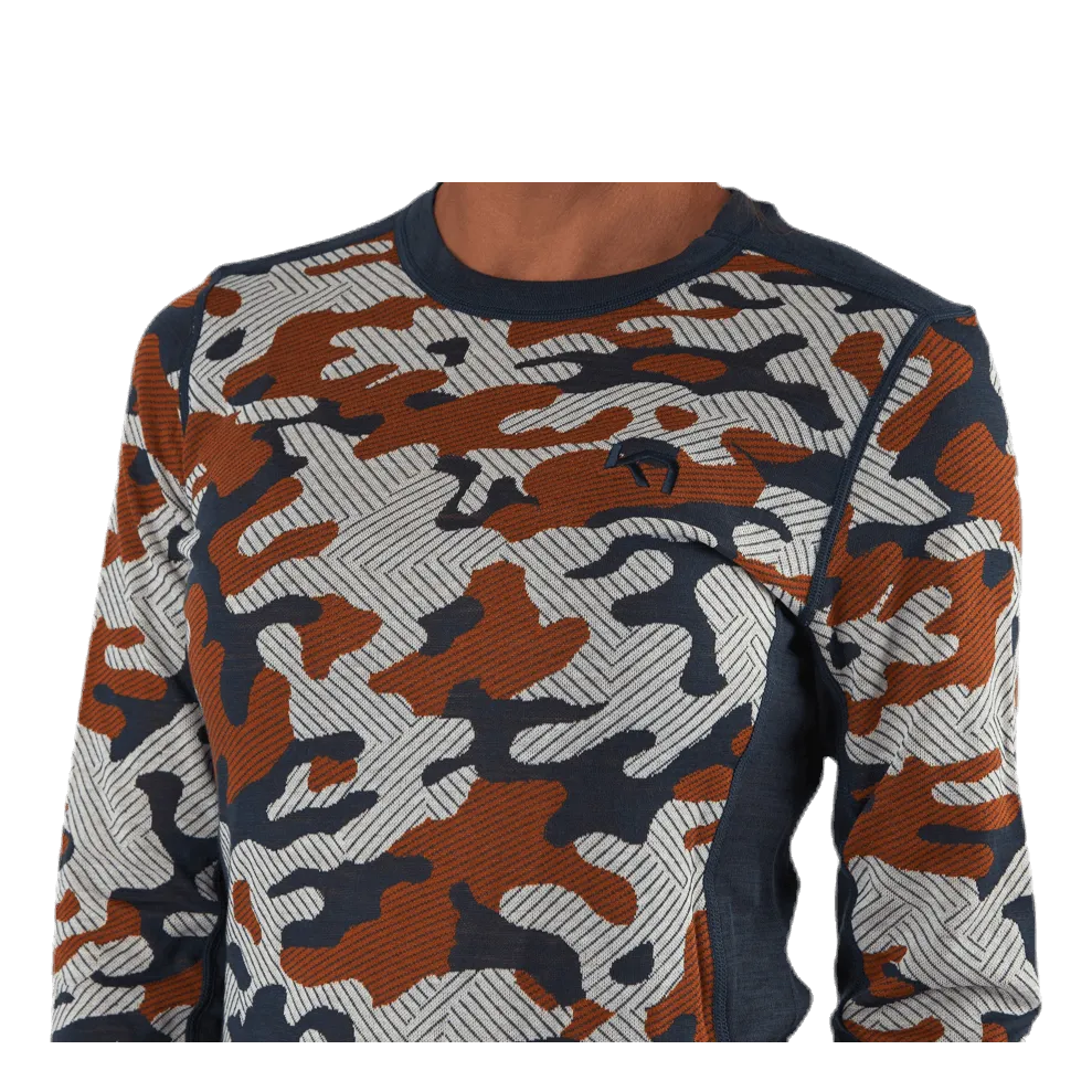 Kari Traa Kongle Long Sleeve Shirt Patterned/Brown