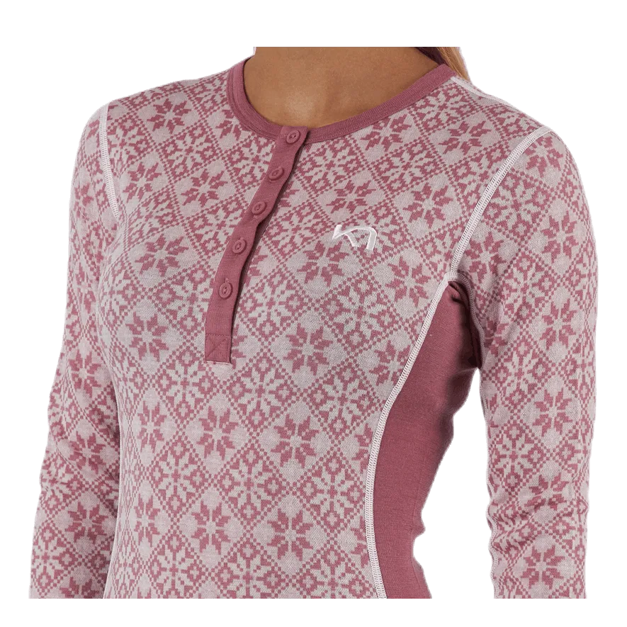 Kari Traa Rose Long Sleeve Shirt Pink