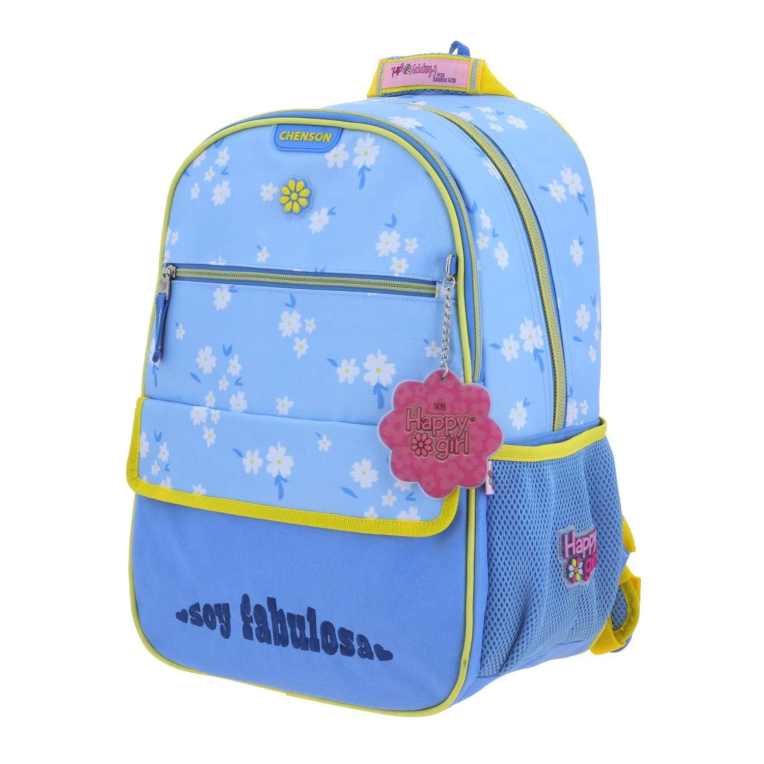 Mochila Azul Para Nia Happy Girl By Chenson Nikku