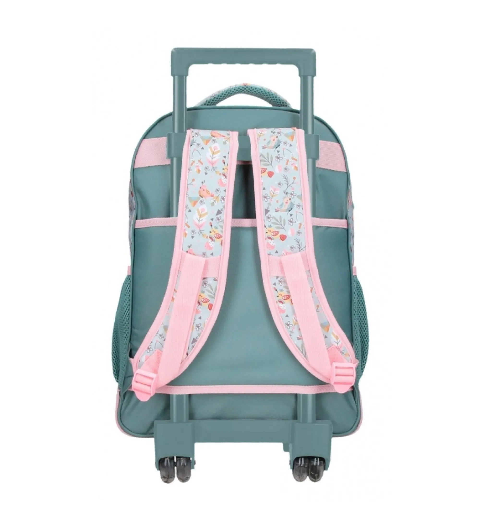 Mochila compact Tropical love rosa