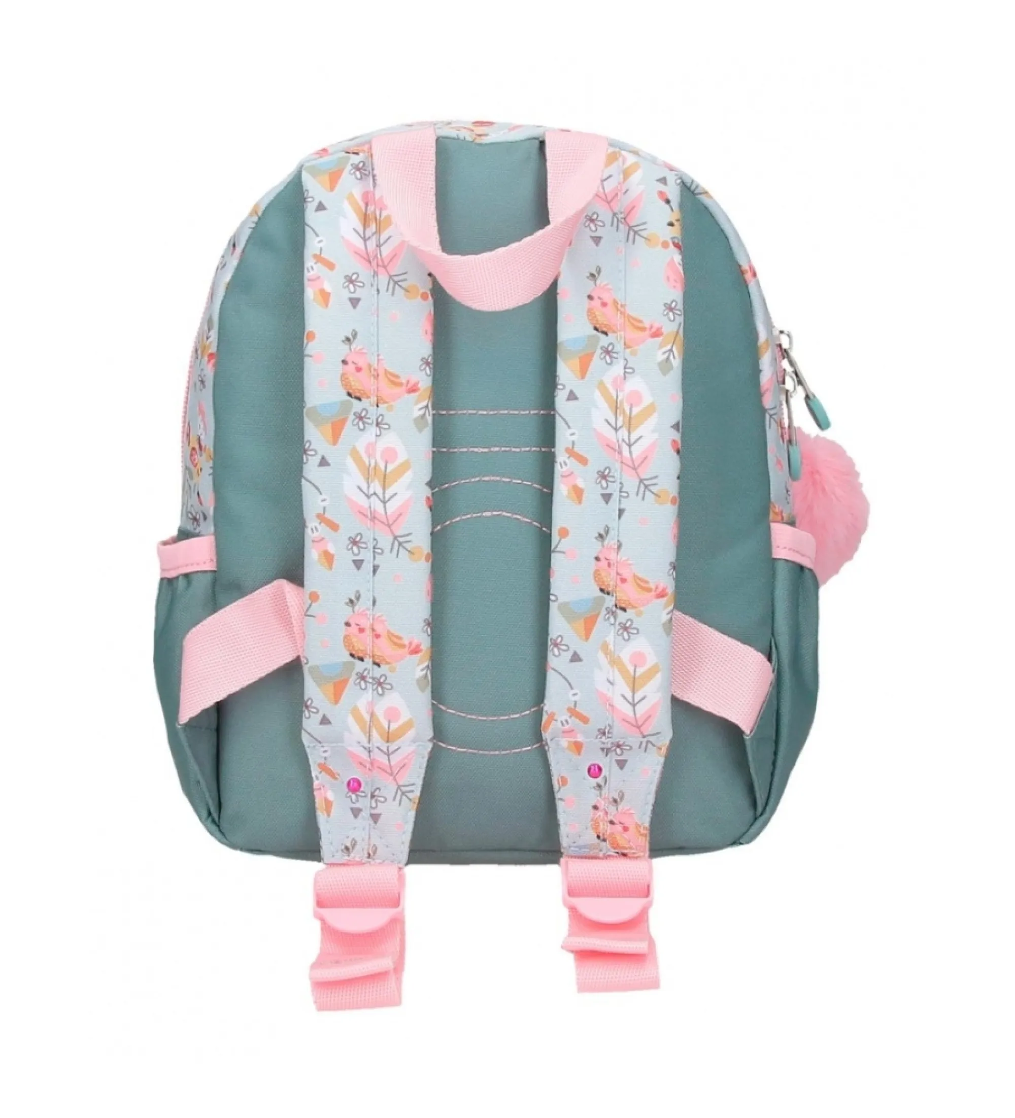 Mochila de paseo Tropical love rosa