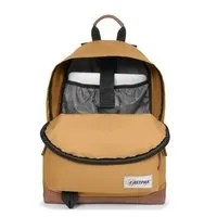 MOCHILA EASTPAK Fondo cuero Wyoming Into 24 litros EK81116Q Into Mustard Mostaza