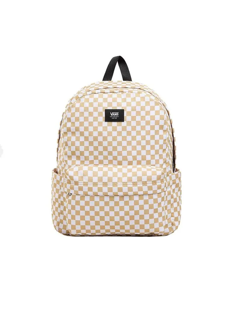 Mochila Unisex Vans Old Skool Check Mostaza