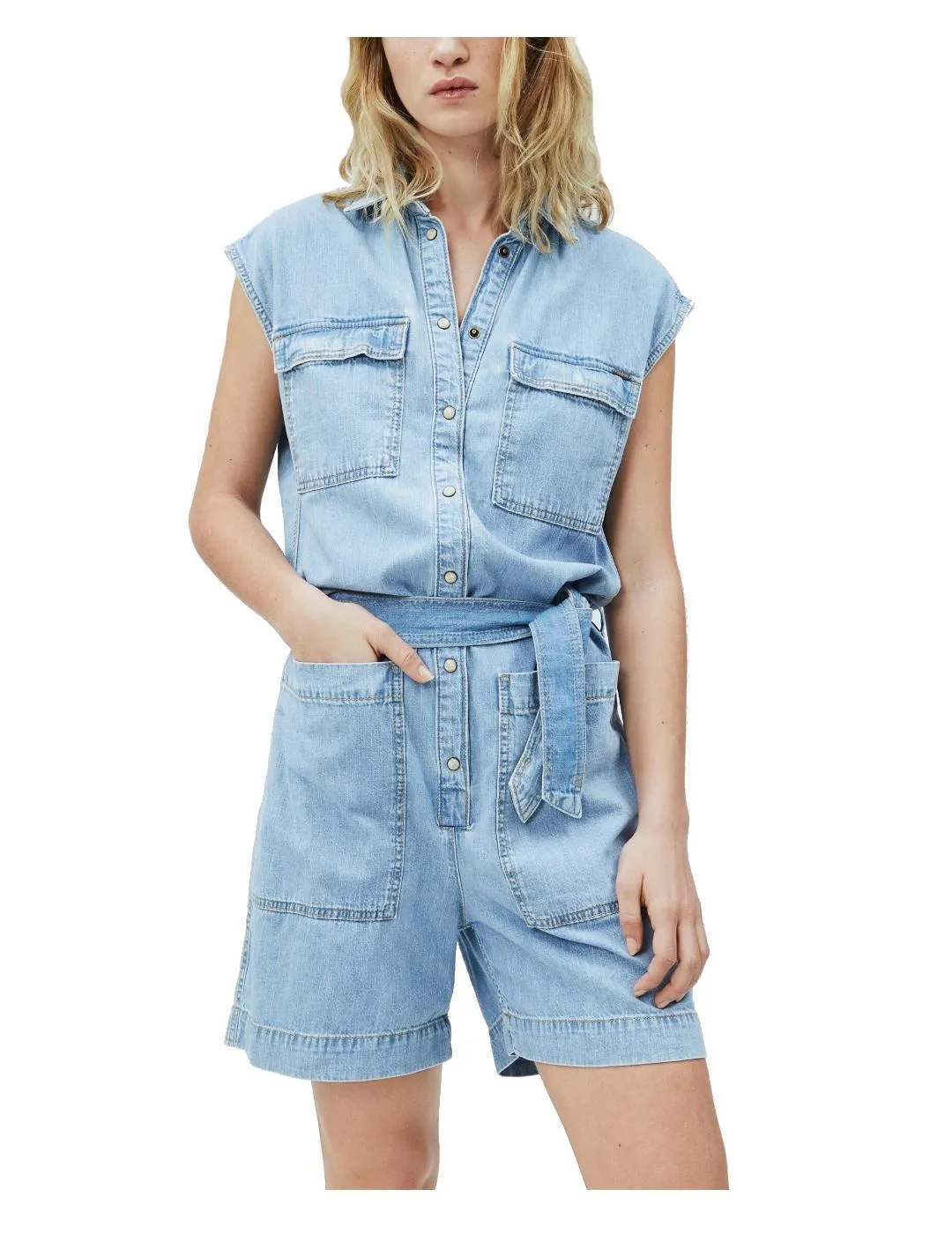 Mono corto denim Gemini Pepe Jeans