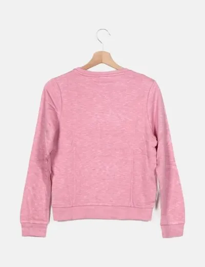 Name it Sudadera rosa abalorios