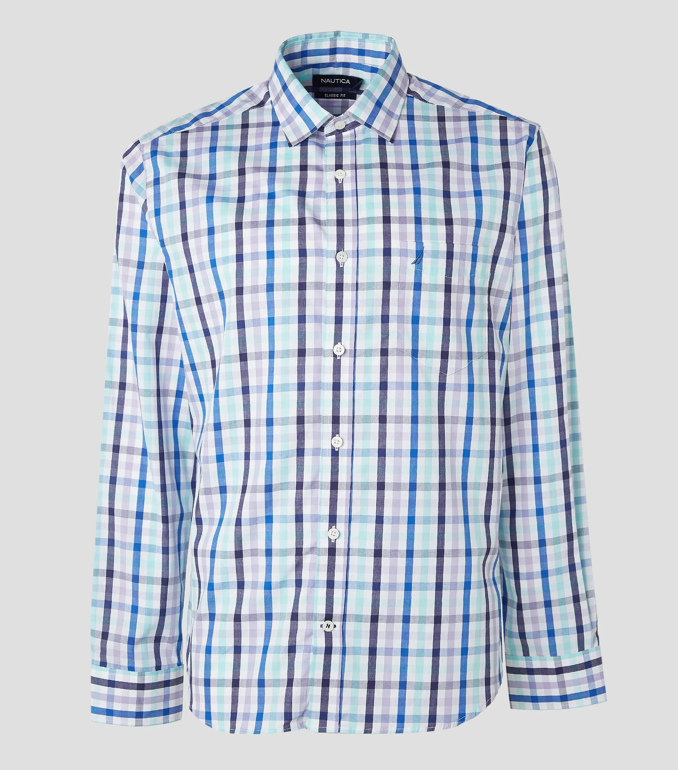 Nautica Camisa a cuadros manga larga Hombre