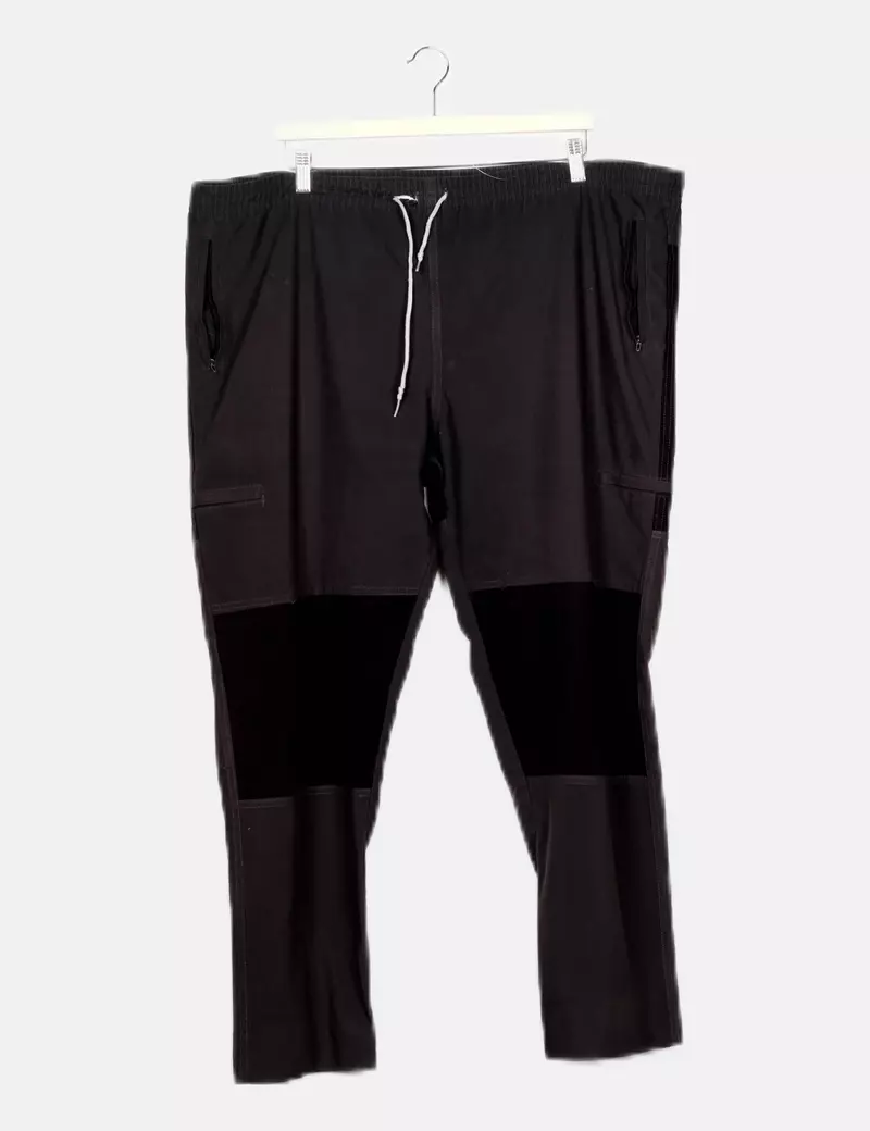 NoName Pantalón bicolor combinado