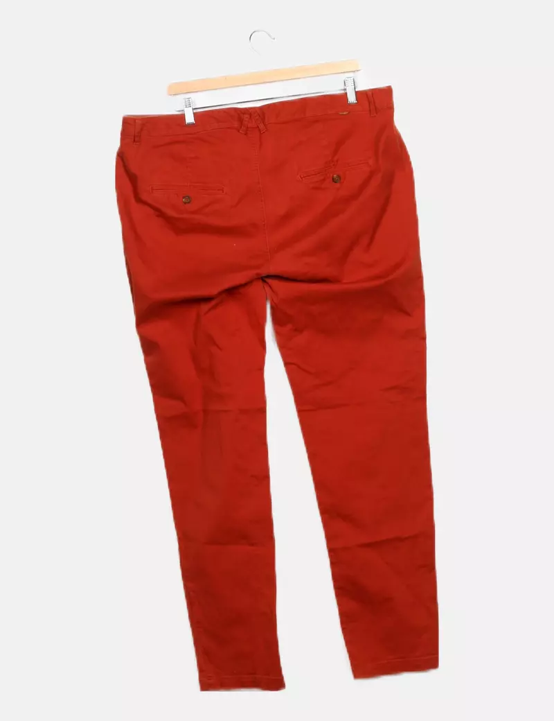 NoName Pantalón chino naranja