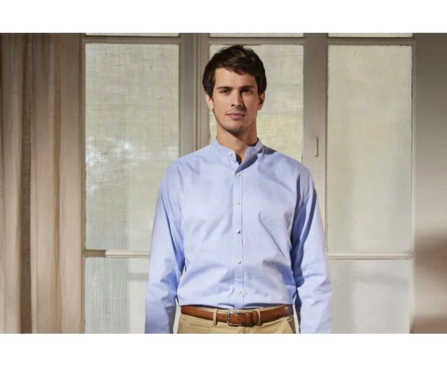 Paint Blue Sky Oxford Shirt - HÉROLD