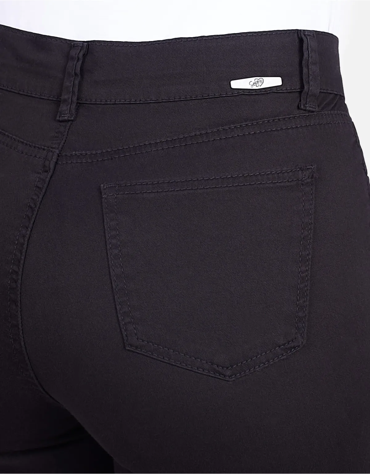 Pantalón flare negro mm