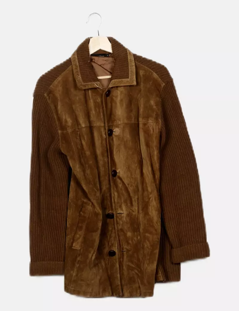 Pedro del Hierro Chaqueta marrón combinada