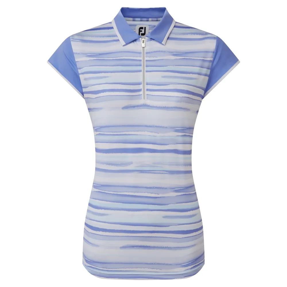 Polo Footjoy Cap Sleeve Colour Block Lisle de mujer