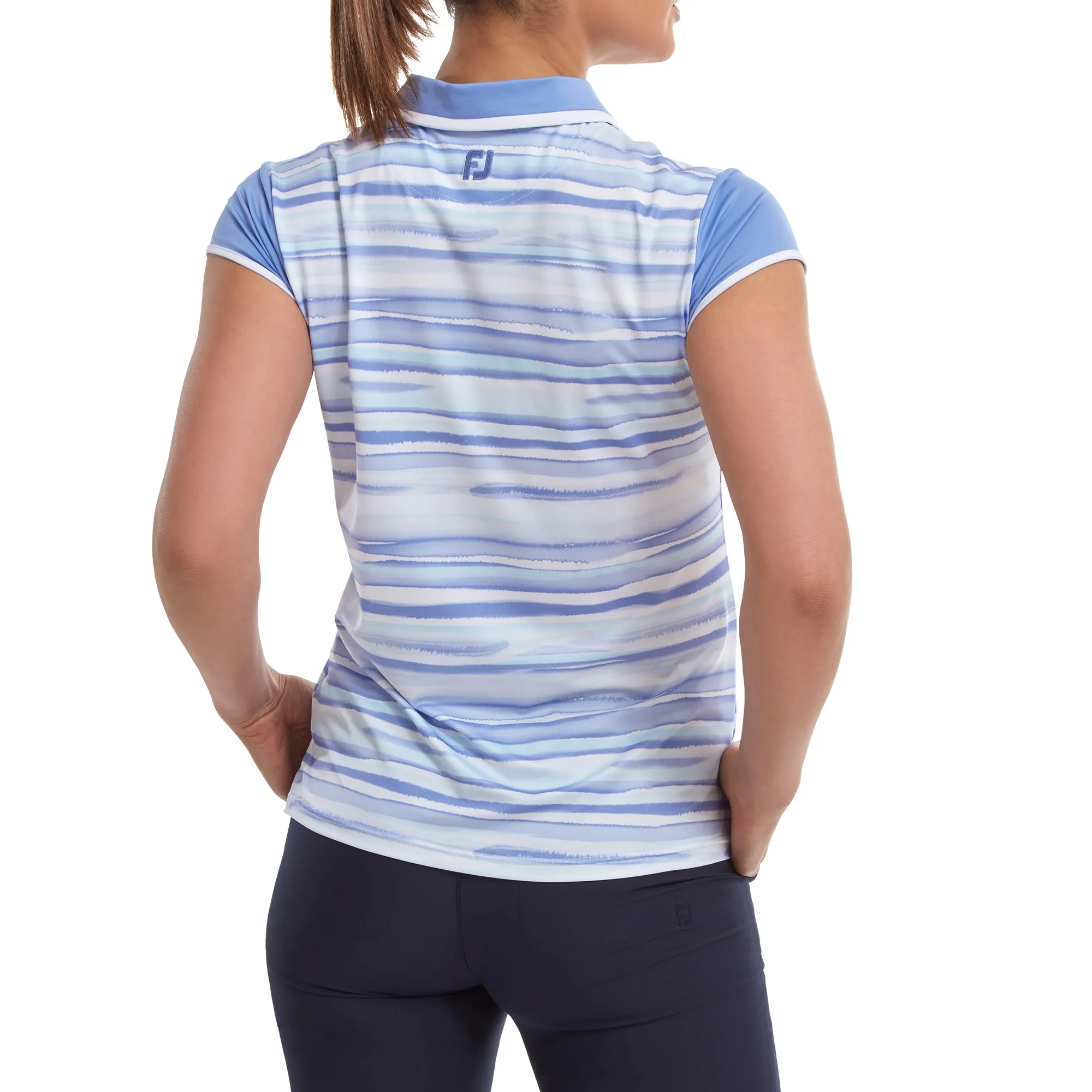 Polo Footjoy Cap Sleeve Colour Block Lisle de mujer