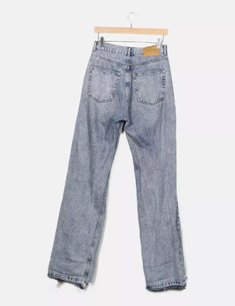 Pull&Bear Jeans denim azul ripped