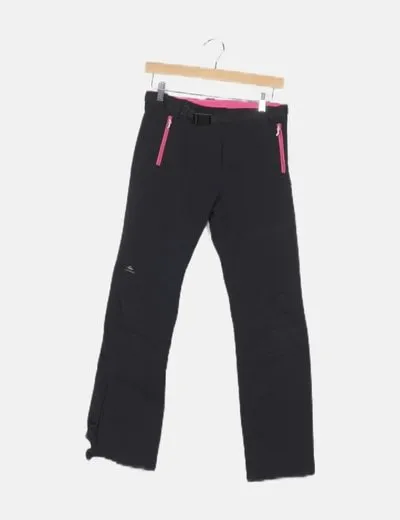 Quechua Pantalón negro deportivo