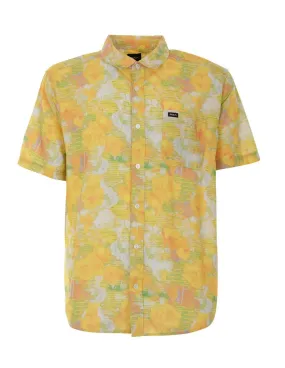 RVCA - Camisa amarilla Sussingham Hombre