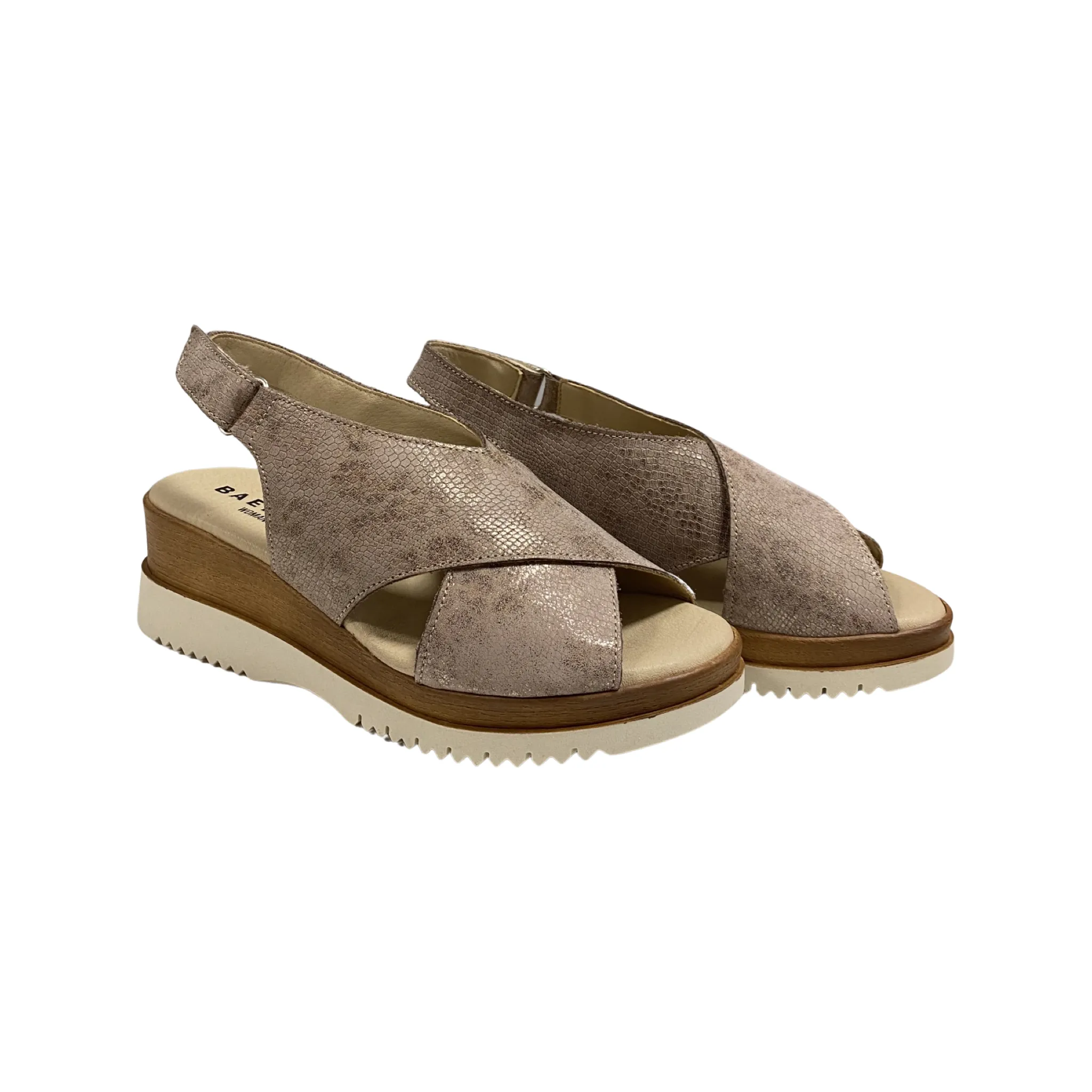 SANDALIA MUJER BAERCHI 40001S TAUPE