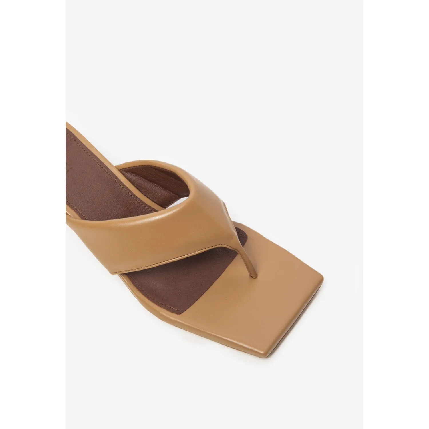 Sandalias De Tacón Mujer Cuero Vegano Jolla Svegan (tallas 35 A 42)