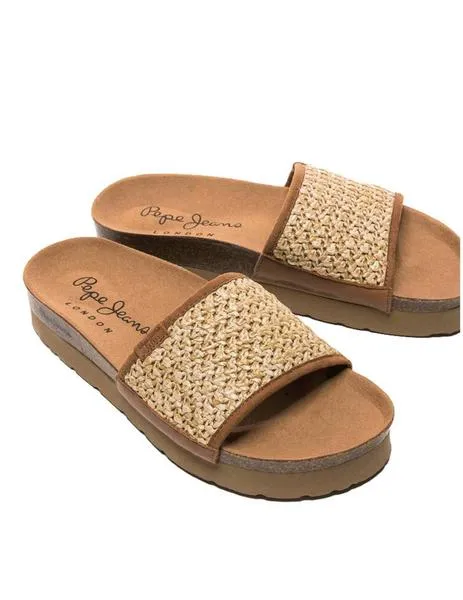 sandalias pepe jeans con plataforma oban ethnic