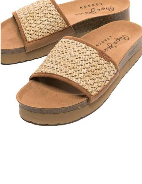 sandalias pepe jeans con plataforma oban ethnic