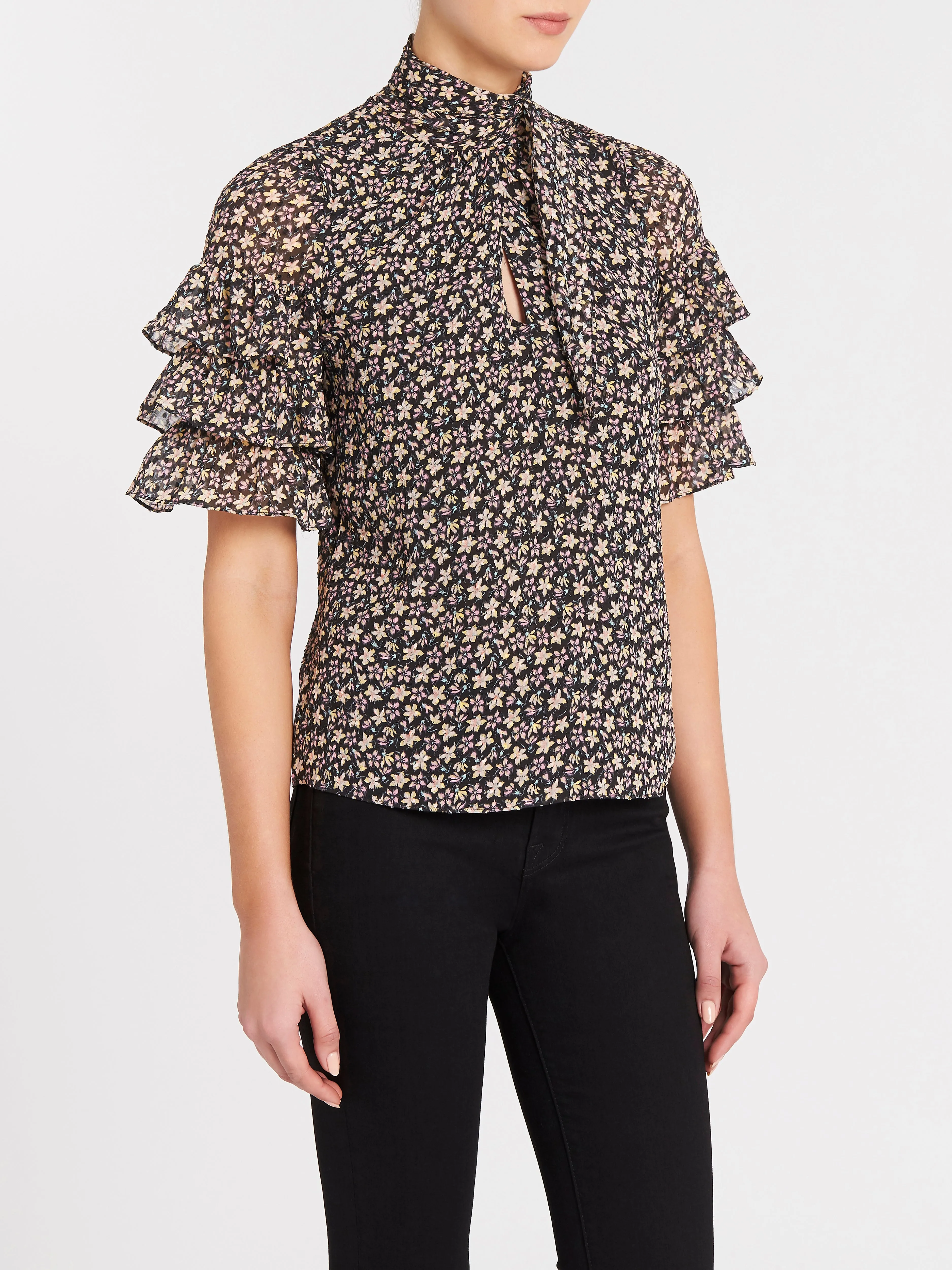 Short Sleeve Louisa Ruffle Top