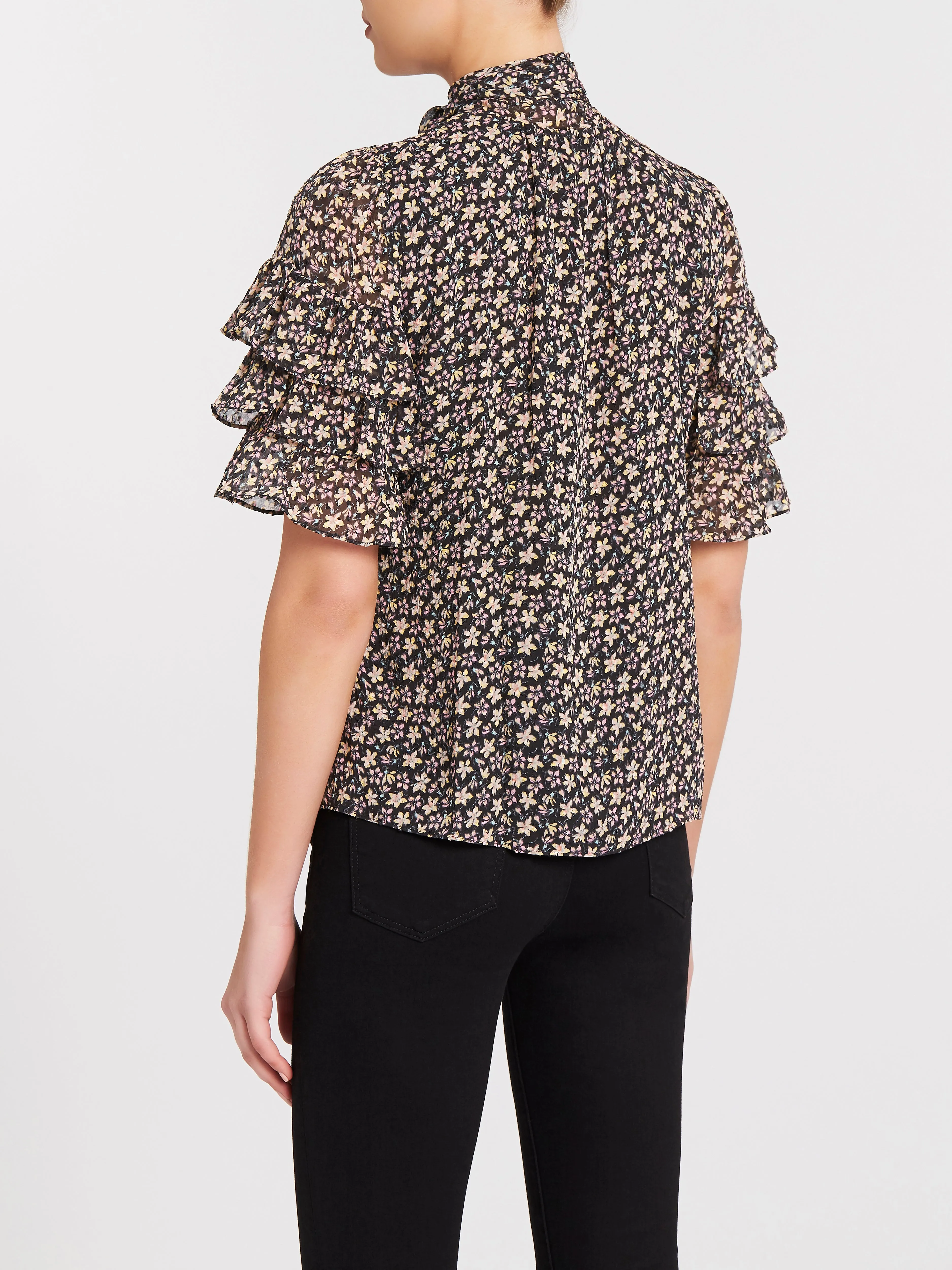 Short Sleeve Louisa Ruffle Top