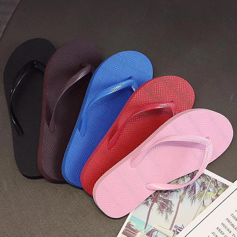 Simple Comfortable Beach Shoe zapatillas mujer Women Summer Slippers Solid Beach Flops Non-slip Slipper Casual Home Shoes Women