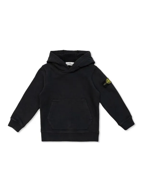 Stone Island Junior Sudadera - Negro