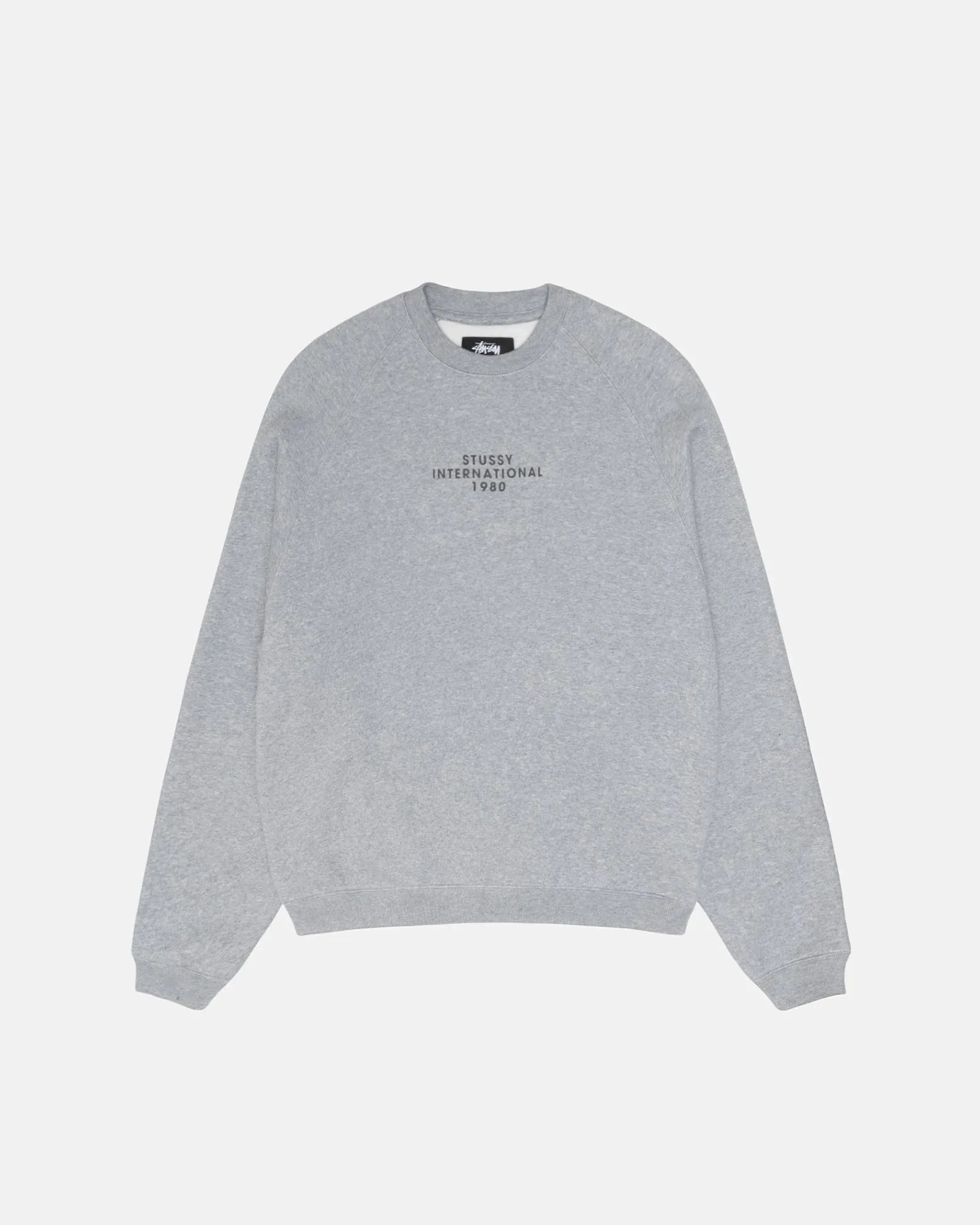 Stussy Raglan Sleeve Grey Heather