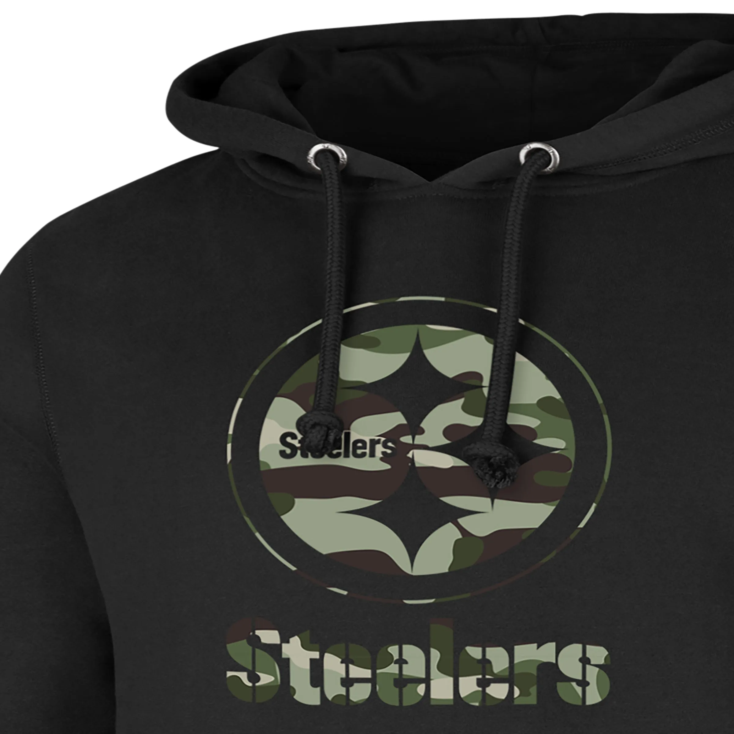 Sudadera 47 Brand 21 Camo Hd Steelers