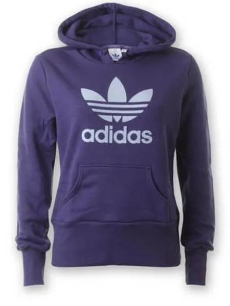 sudadera adidas trefoil violeta mujer