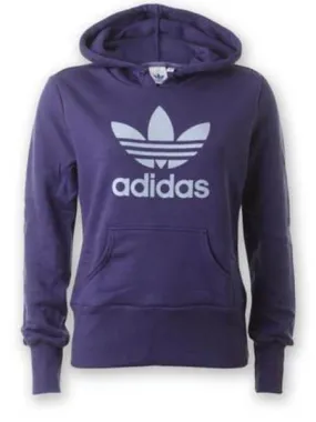 sudadera adidas trefoil violeta mujer