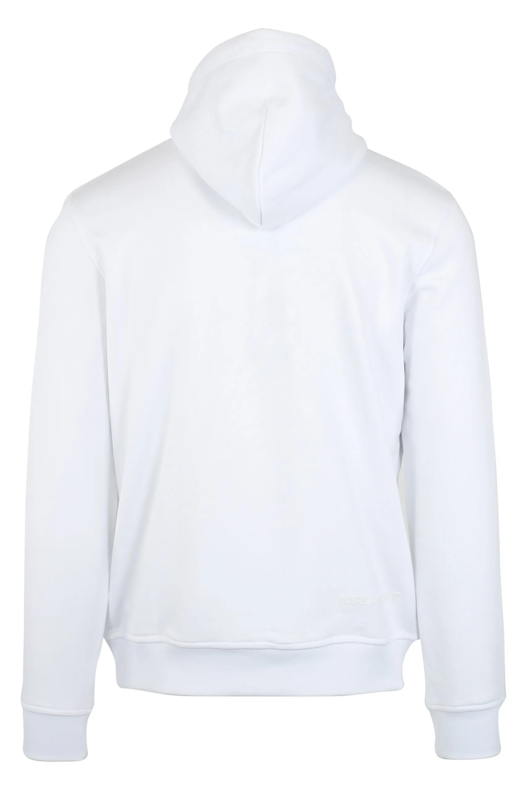 Sudadera blanca con capucha y logo 